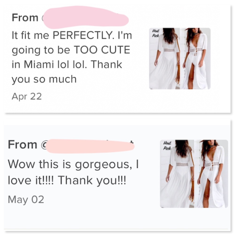 White Crochet Waist Beach Cover Up Tunic/Robe - Picture 14 of 16